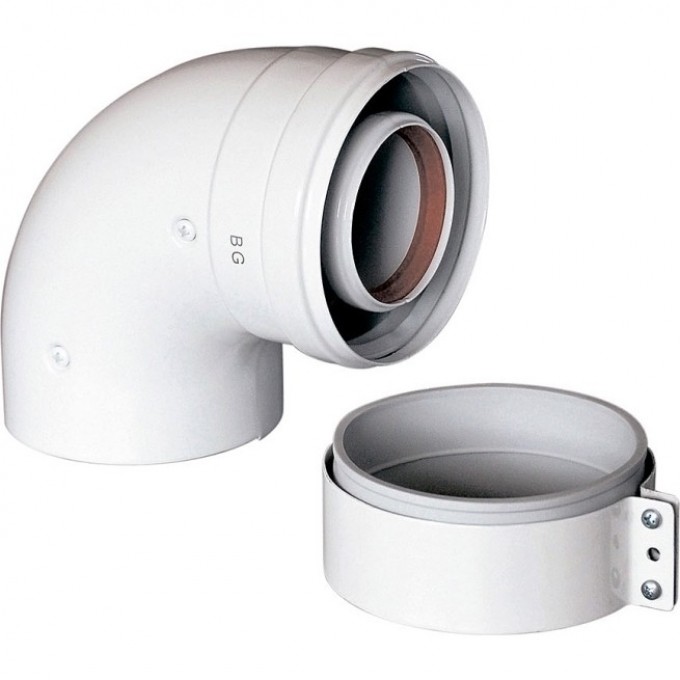 Отвод BAXI коаксиальный 60/100 87° KHG714101410 Отвод BAXI коаксиальный 60/100 87° KHG714101410